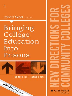 cover image of Bringing College Education into Prisons